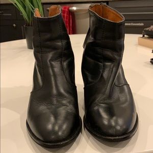 Madewell Black Leather Above Ankle Boot